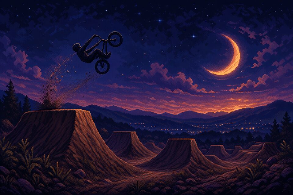 BMX Dirt Run artwork