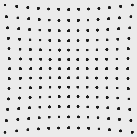 A fine repeating grid used to expose aberrations
